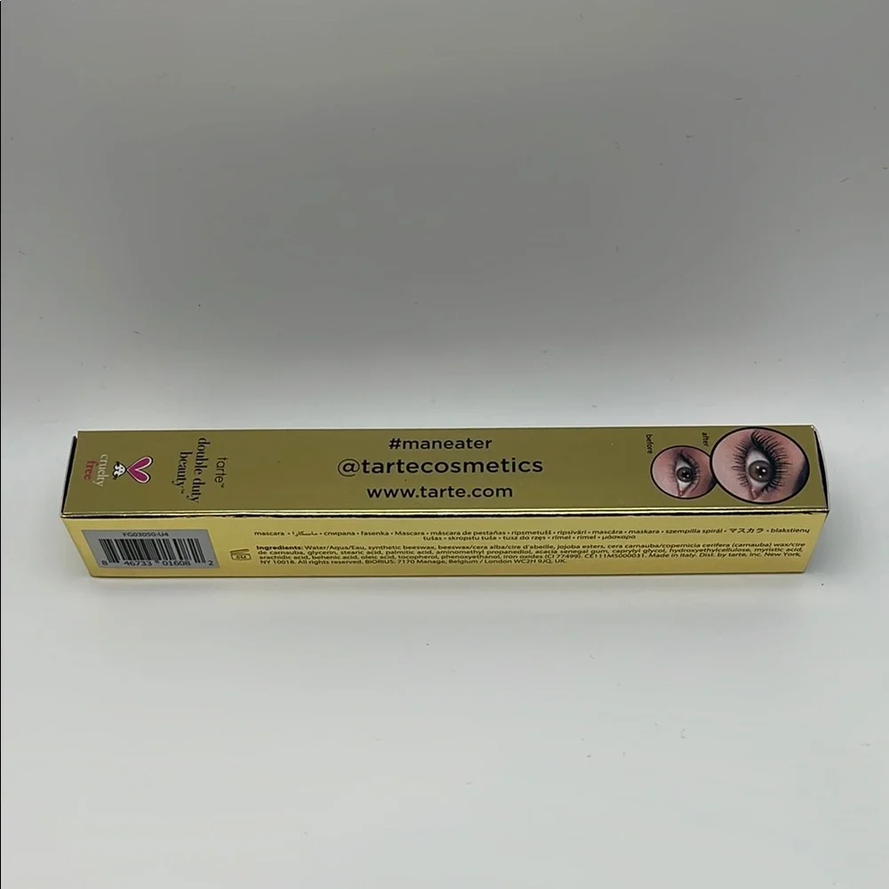 Tarte Maneater Mascara in Gold and Black